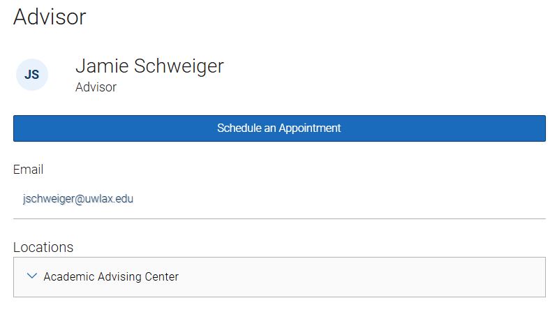 Example Advior Detail Information