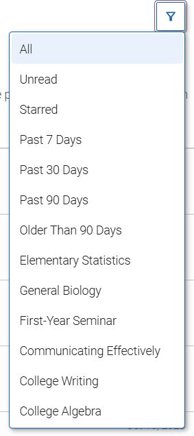 Filter Progress Report Search