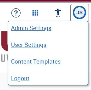 User Settings